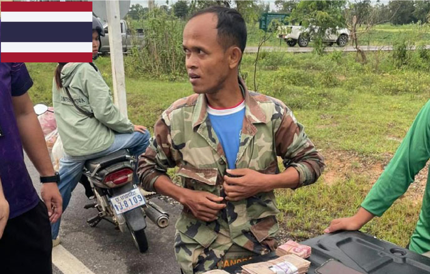 国境を越えてタイへ　150万バーツ密輸を図ったカンボジア人を逮捕